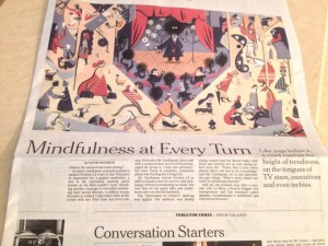 Mindfulness in de krant USA